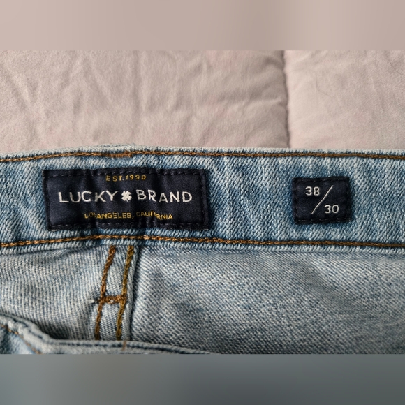Lucky Brand Men's Denim Jeans in Light Blue - Picture 3 of 4